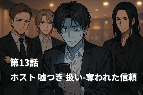 ホスト 嘘つき 扱い　13話