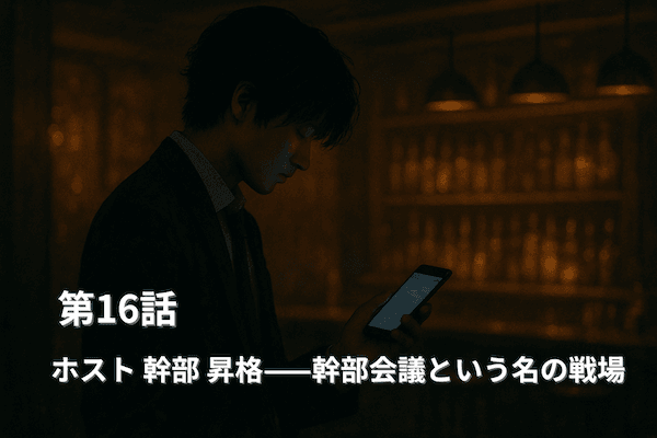 ホスト 幹部 昇格　16話