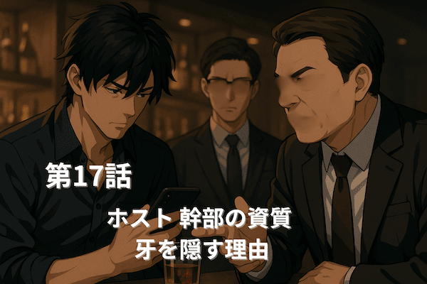 ホスト 幹部の資質　隠された契約、揺れる幹部たち：第17話
