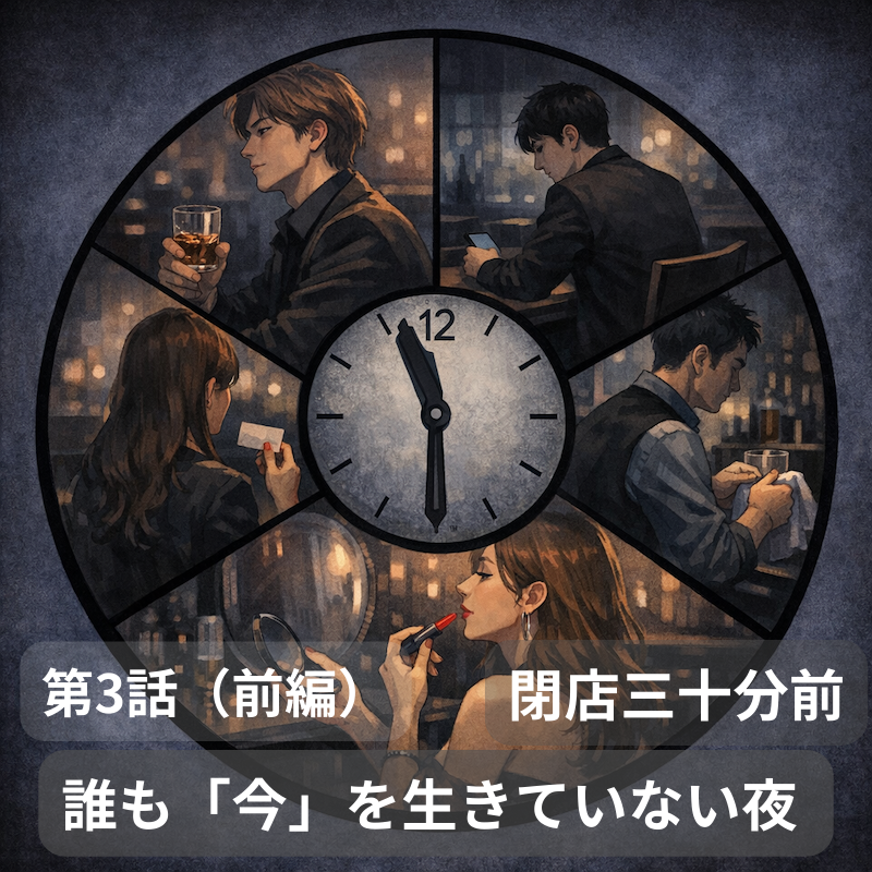 閉店三十分前|誰も「今」を生きていない夜 第3話(前編)