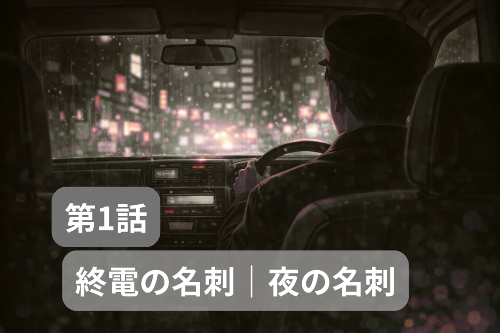 終電の名刺｜夜の名刺